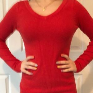 Old Navy V Neck Red Sweater